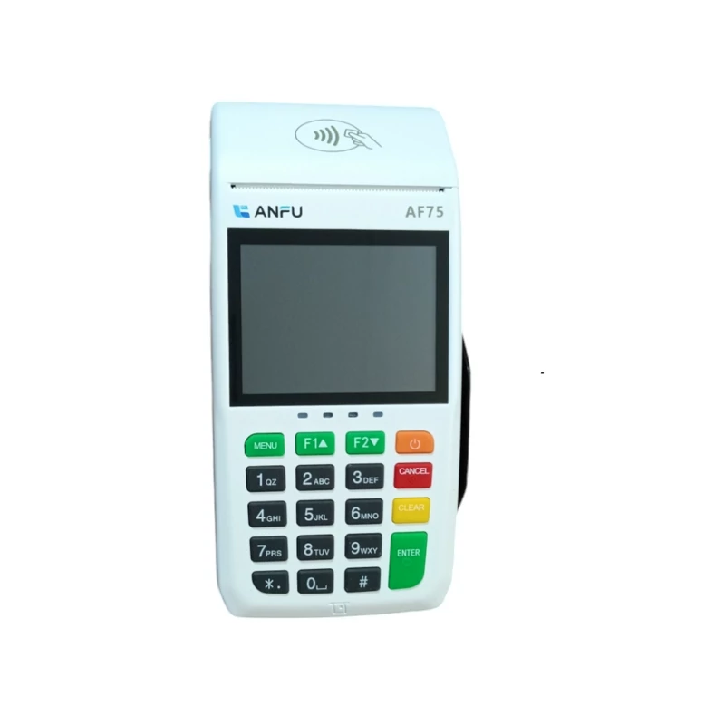تصویر دستگاه کارتخوان سیار آکبند 4G Wifi مدل Anfu AF75 - سفید AF75