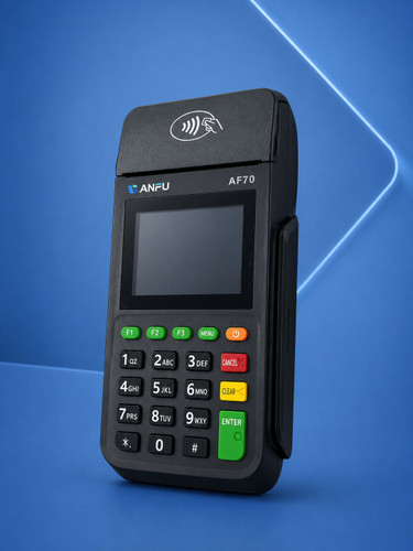 دستگاه کارتخوان سیار آکبند 4G Wifi مدل Anfu Af70