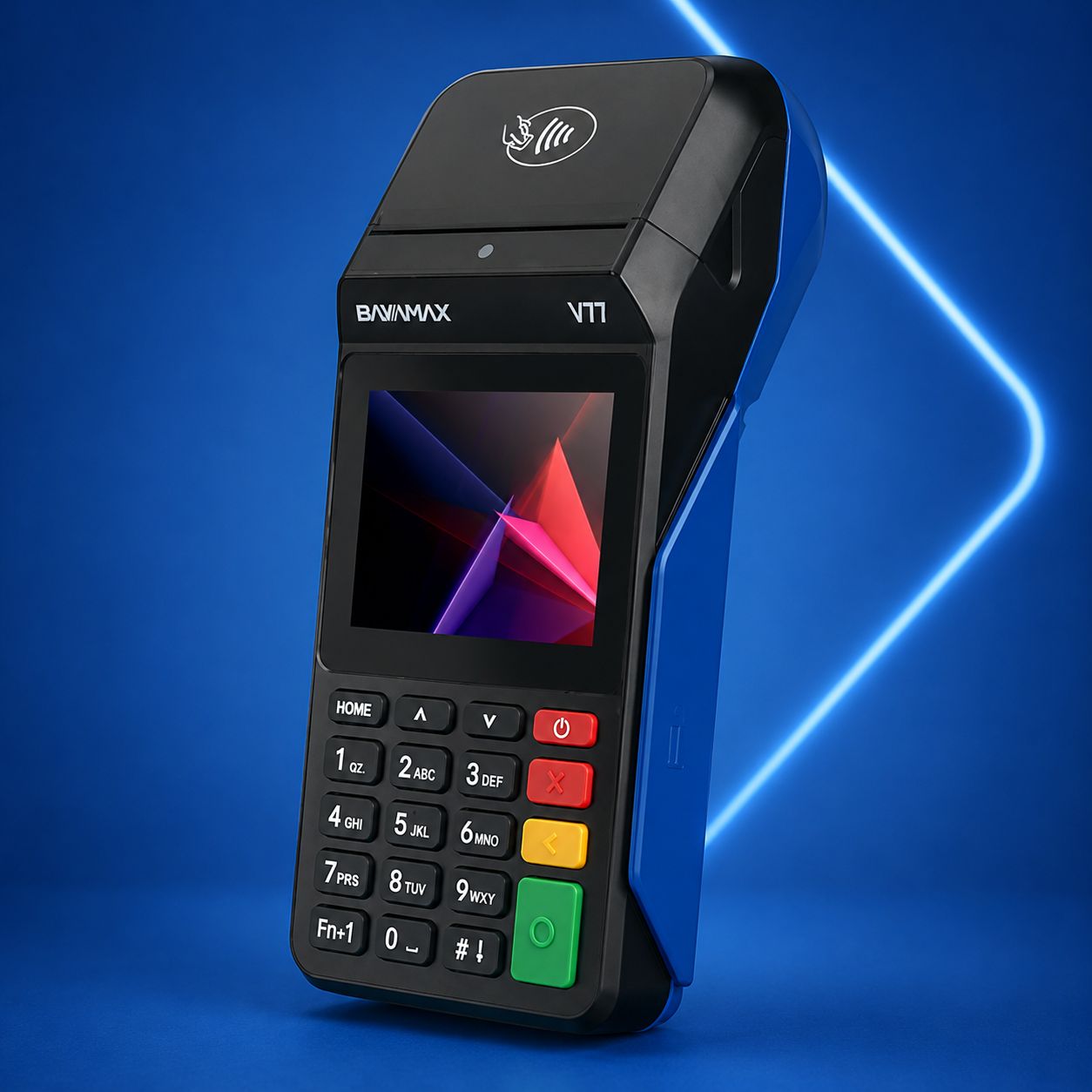 دستگاه کارتخوان سیار آکبند 4G Wifi مدل V 77